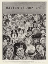 Úzkost národa, dav skenující Bulletin v Daily Graphic Office